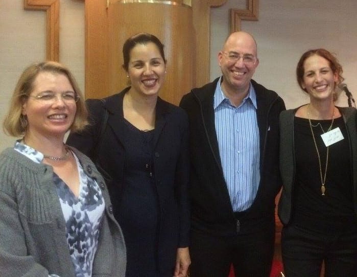 רונן דליהו אורח כבוד במרכז רקמן עם רות הלפרין קדרי עדי רז וגלית שאול