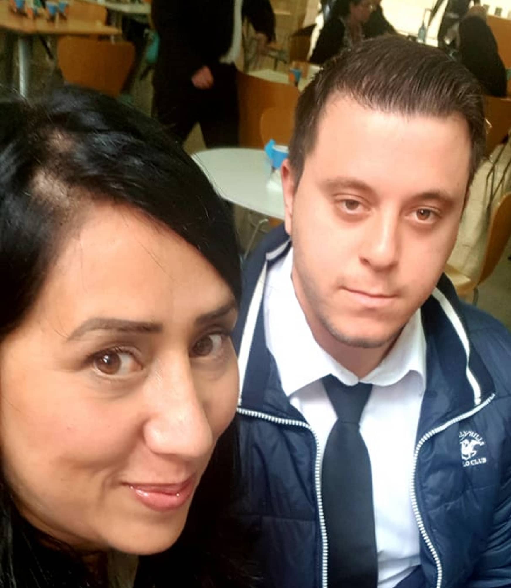 שלומית סטרוגנו עם השותף לסחיטה דניאל דרוביצקי