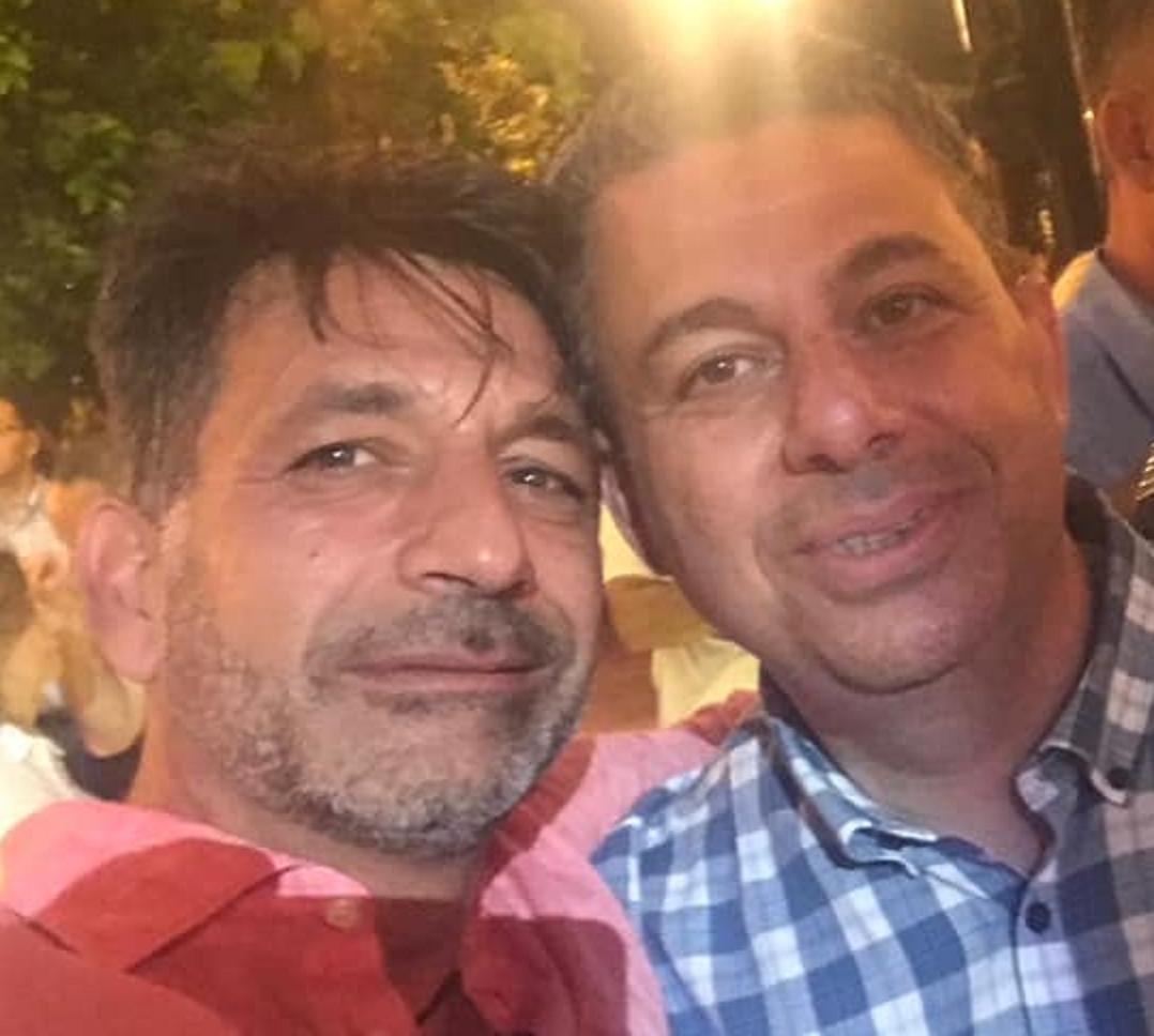 יאיר שיבר מימין עם הקרציה הפמיניסטית חסקי שמעון זוג פמיניזמוסים