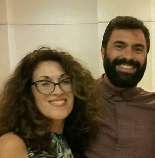 בתיה זכי העובדת הסוציאלית הנבלה מחיפה עם הבן שלה אורי זכי