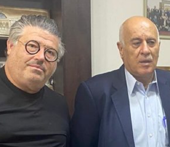 רני רהב עם חברו הטוב לחישחושים ג'יבריל רג'וב