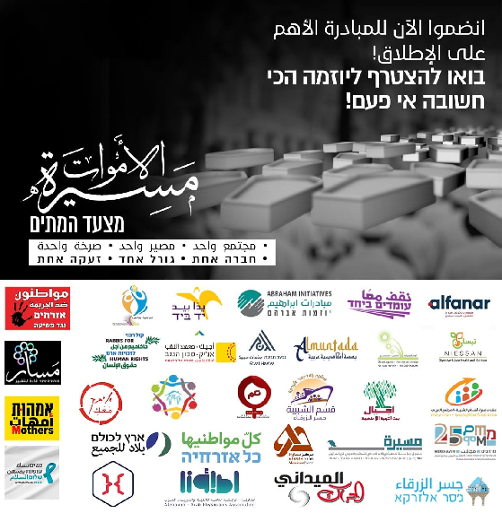צבי טריגר פעיל ביוזמת מצעד המתים לציון המוות שההפיכה המשטרית גורמת לערבים