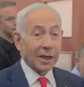 ביבי מגיע לעדות מנדלבליט תשוש ומטושטש